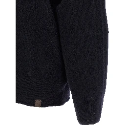 Blue Cashmere Cardigan
