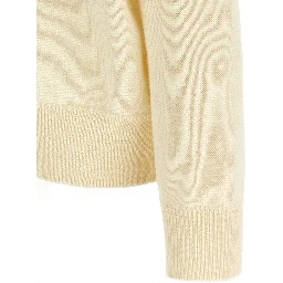 White Wool Cardigan