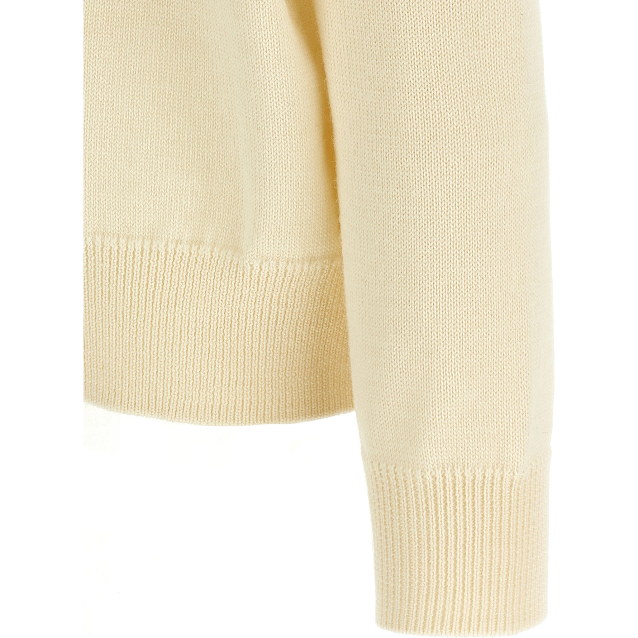 White Wool Cardigan