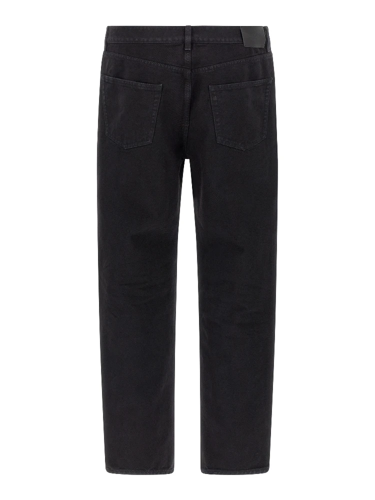 Black Cotton Straight-Leg Jeans alternative