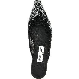 Black Textile Mules
