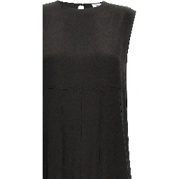 Black Silk Long Dress