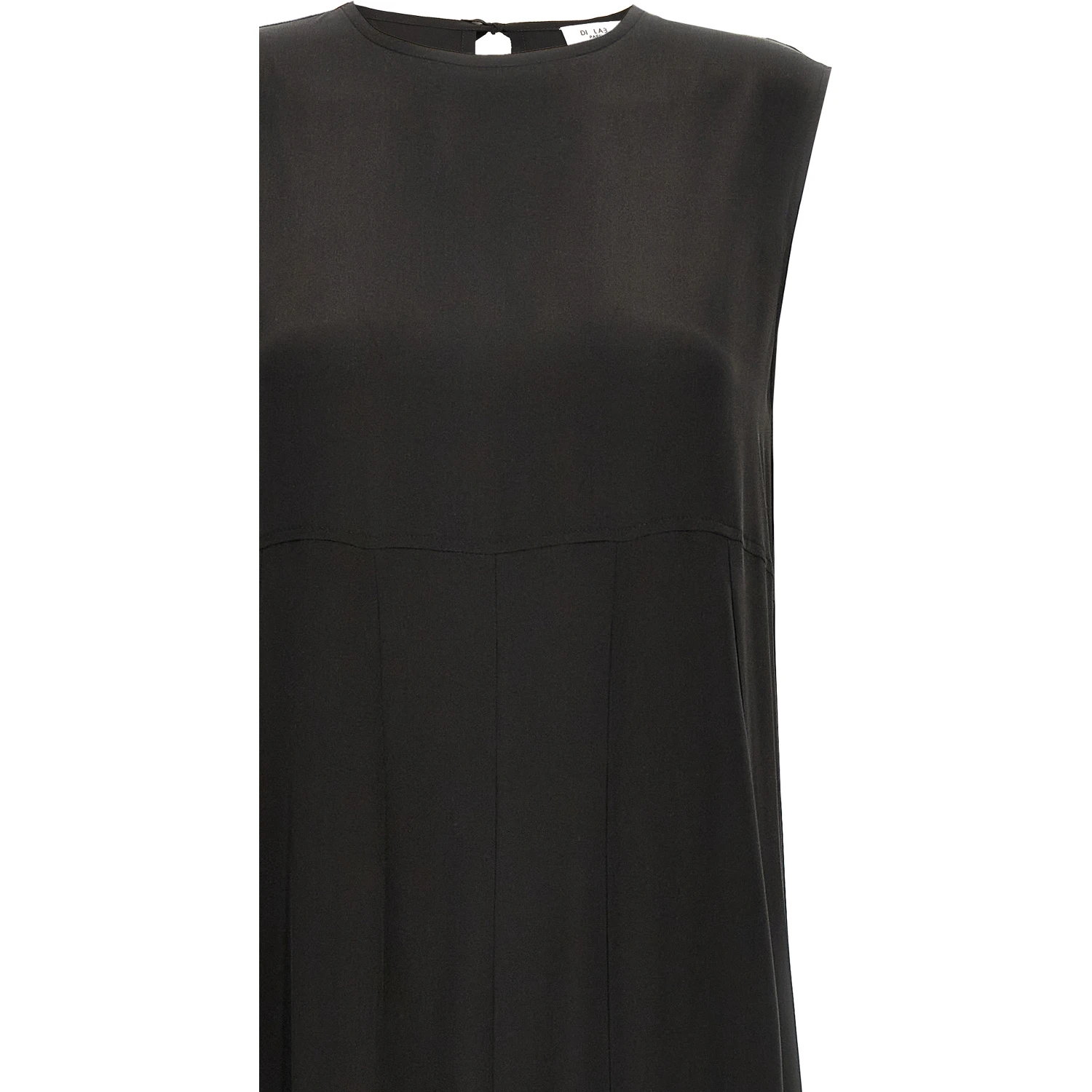Black Silk Long Dress
