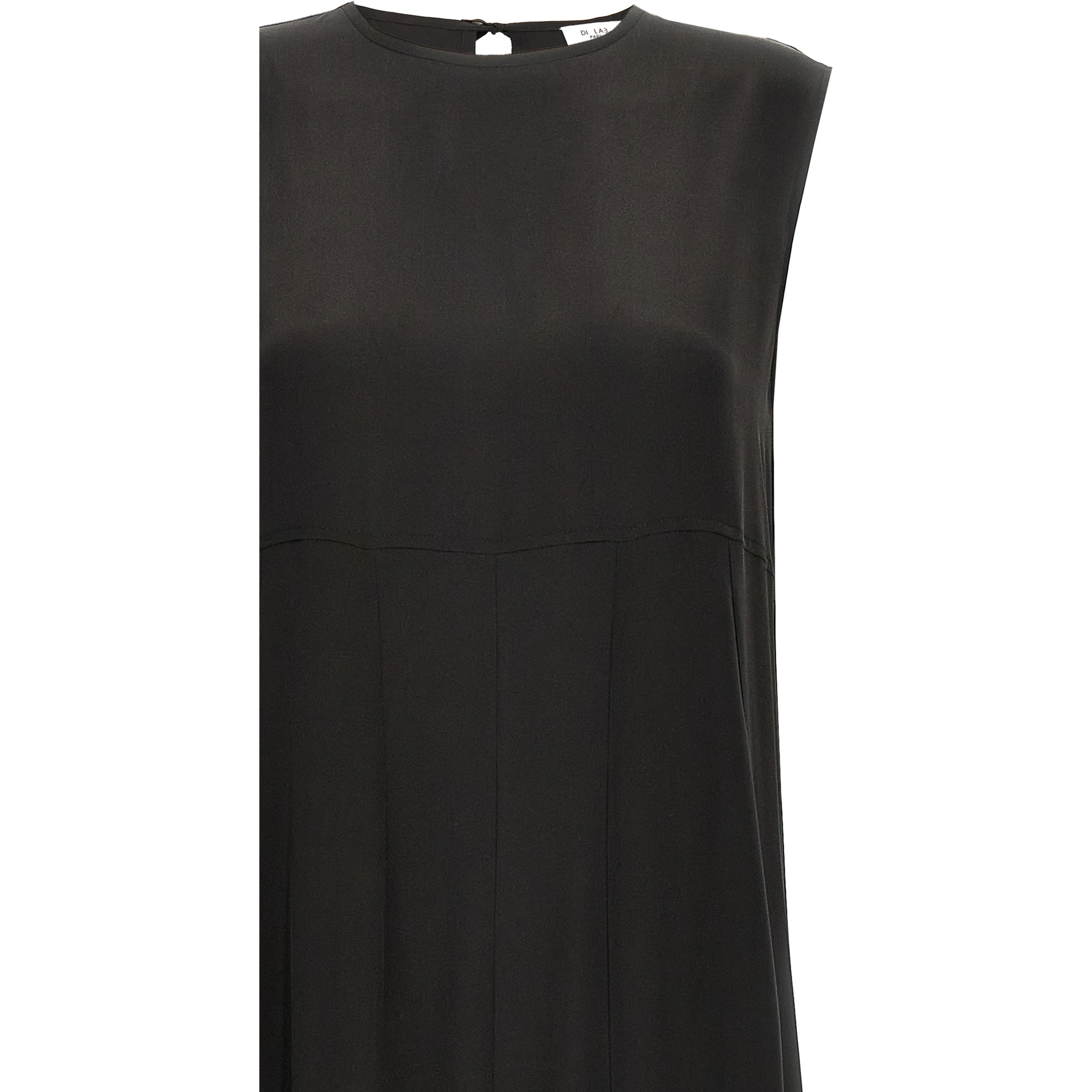 Black Silk Long Dress