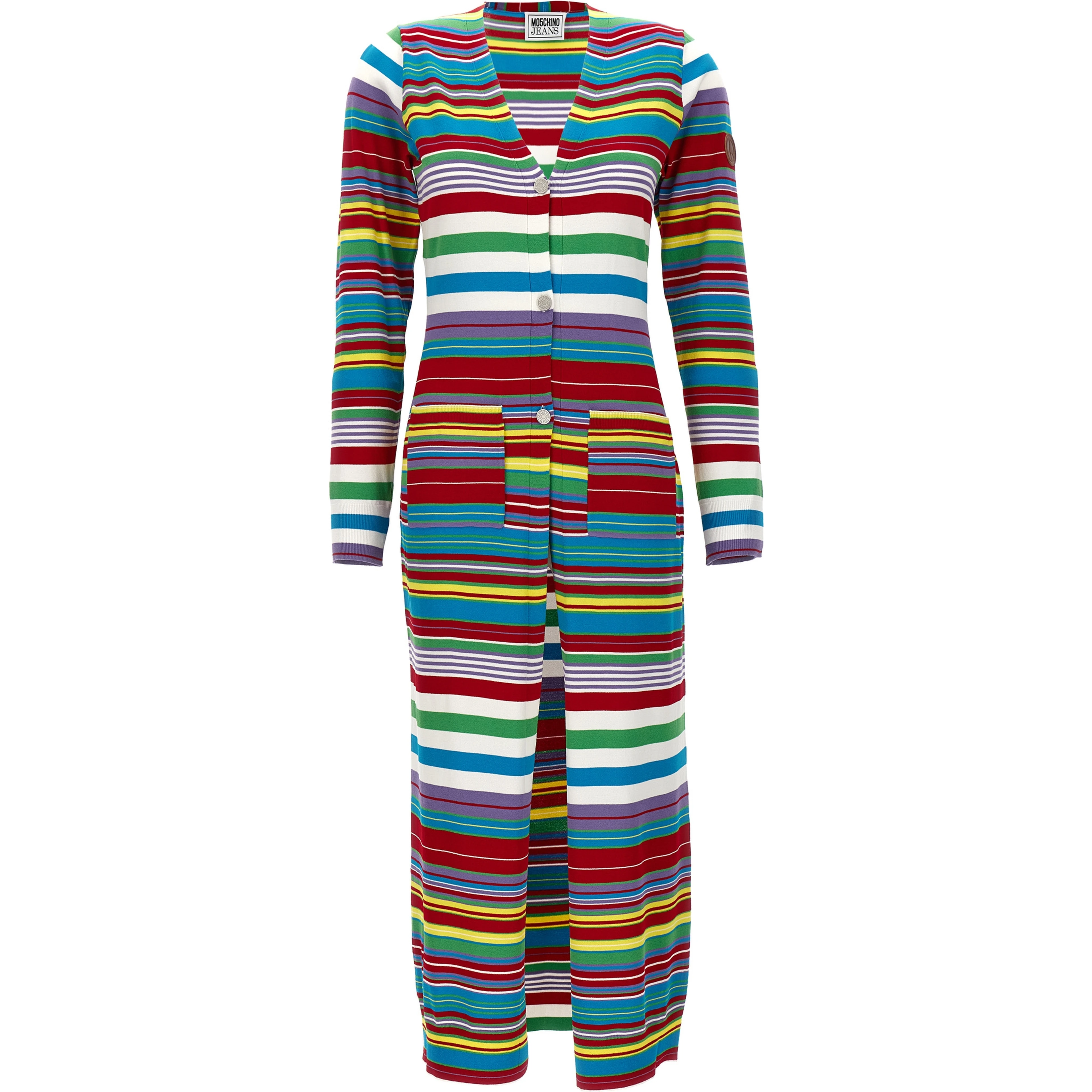 Multicolor Viscose Cardigan