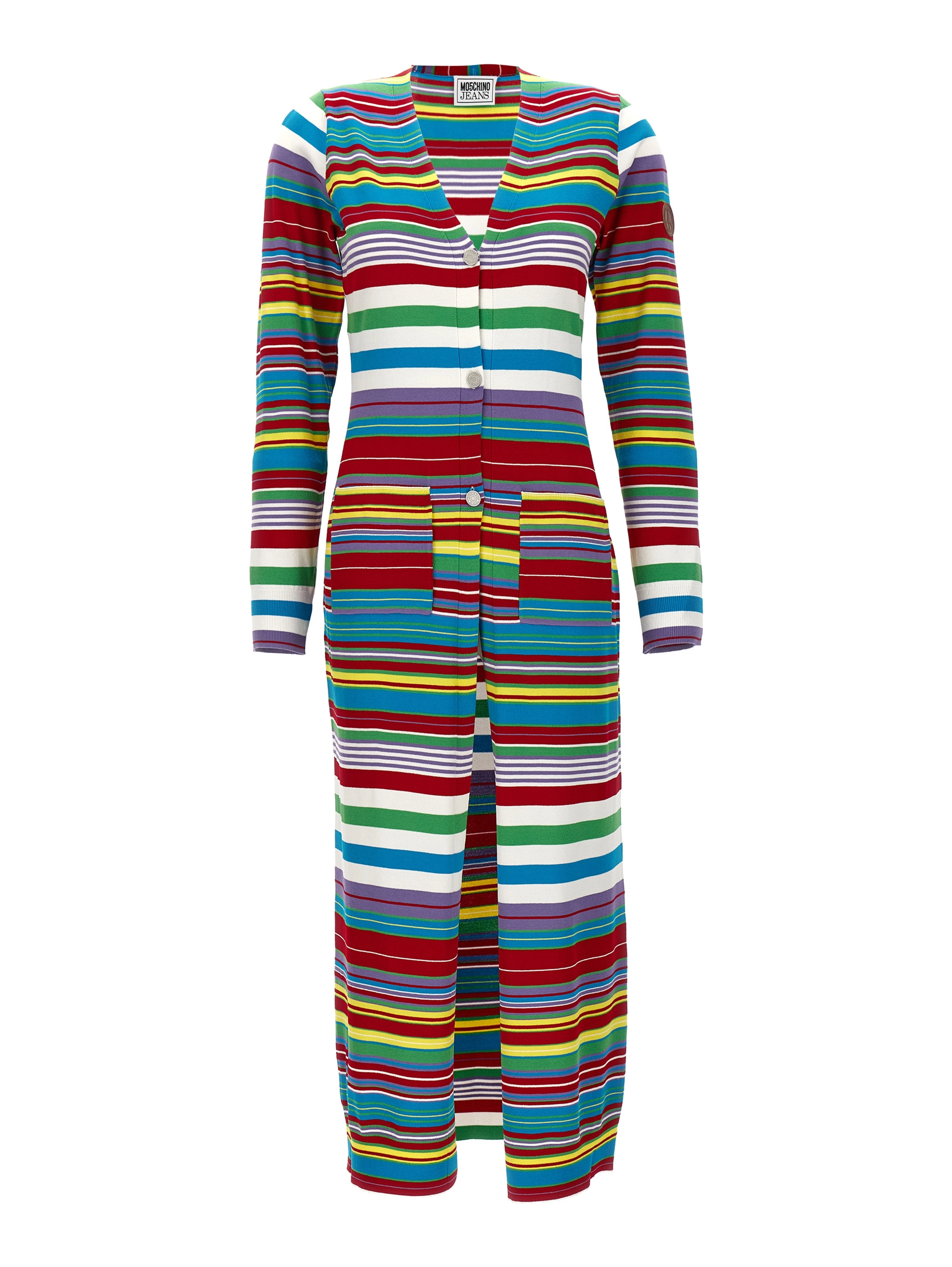 Multicolor Viscose Cardigan