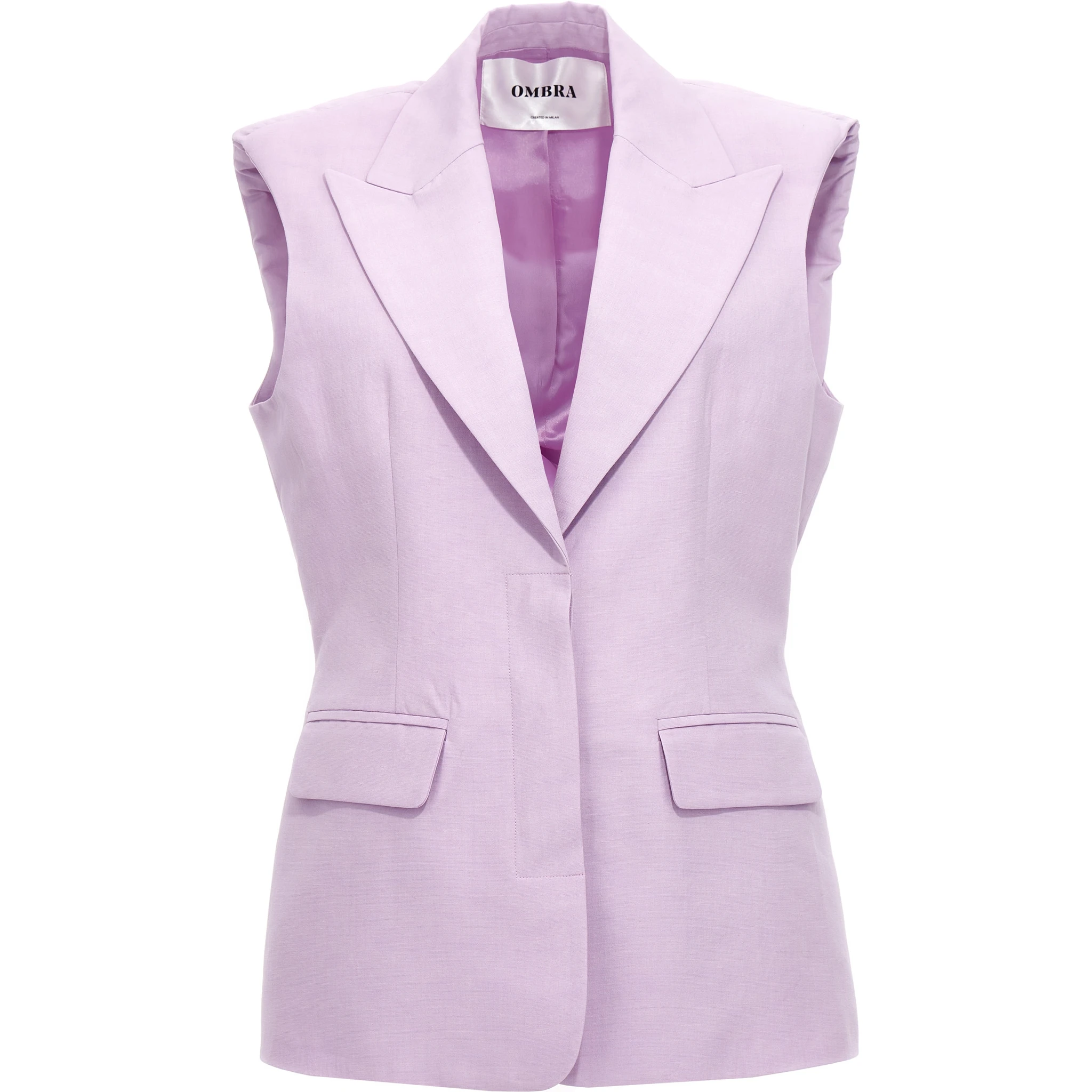 Purple Cotton Blazer