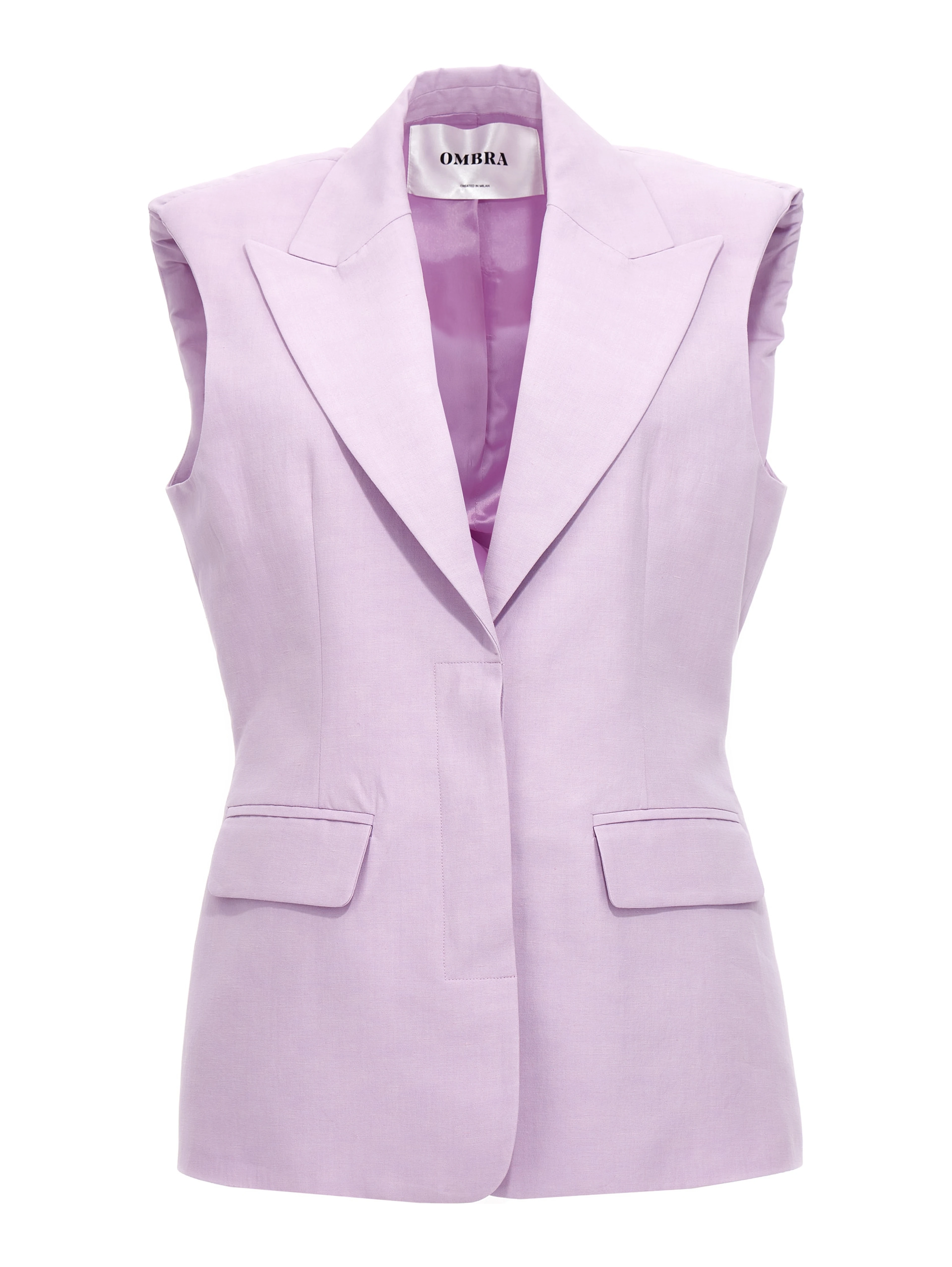 Purple Cotton Blazer