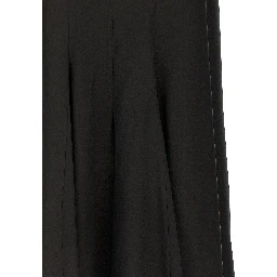 Black Silk Long Dress