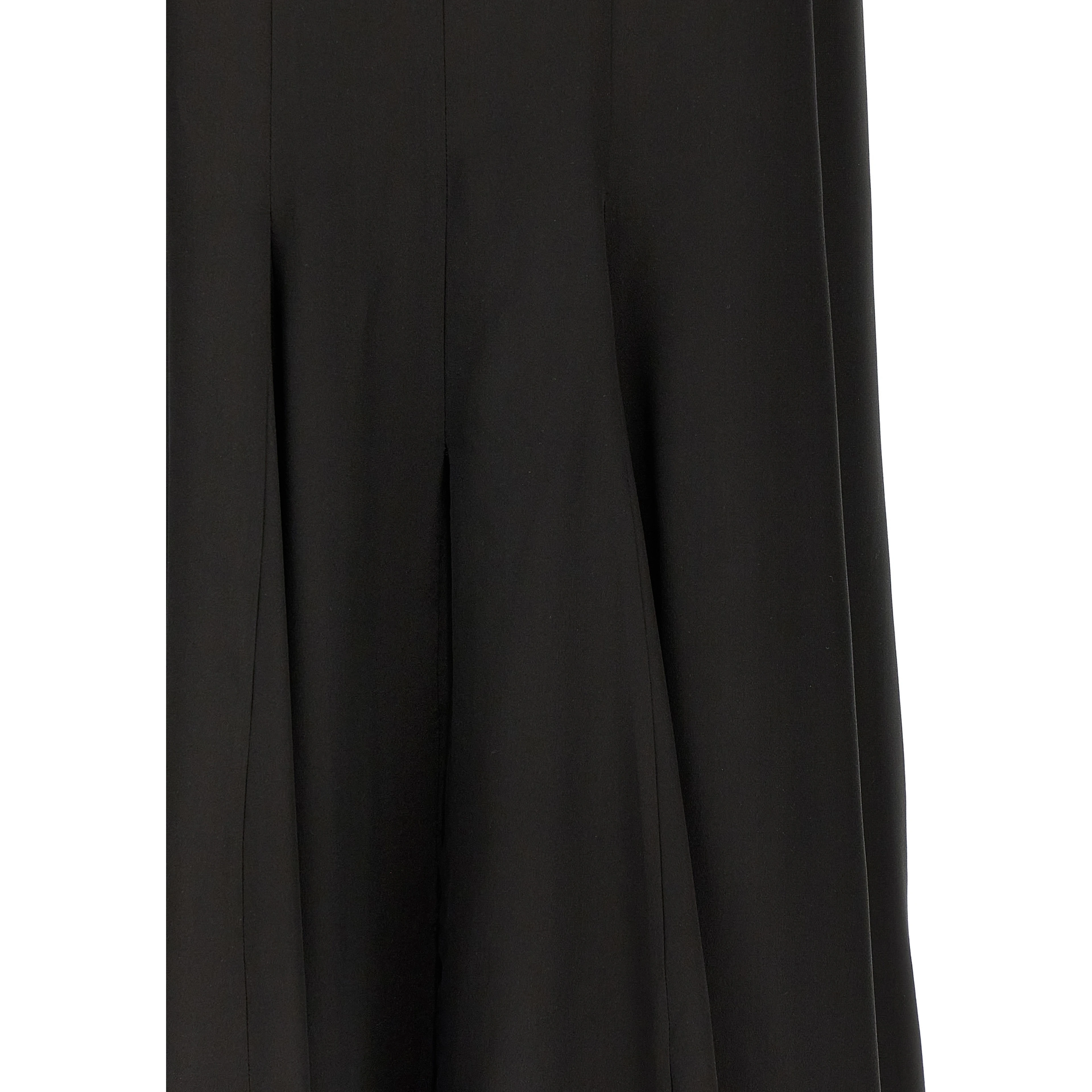 Black Silk Long Dress