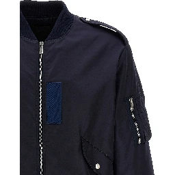 Blue Polyamide Bomber