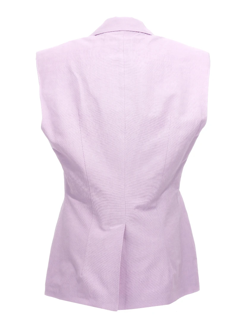 Purple Cotton Blazer