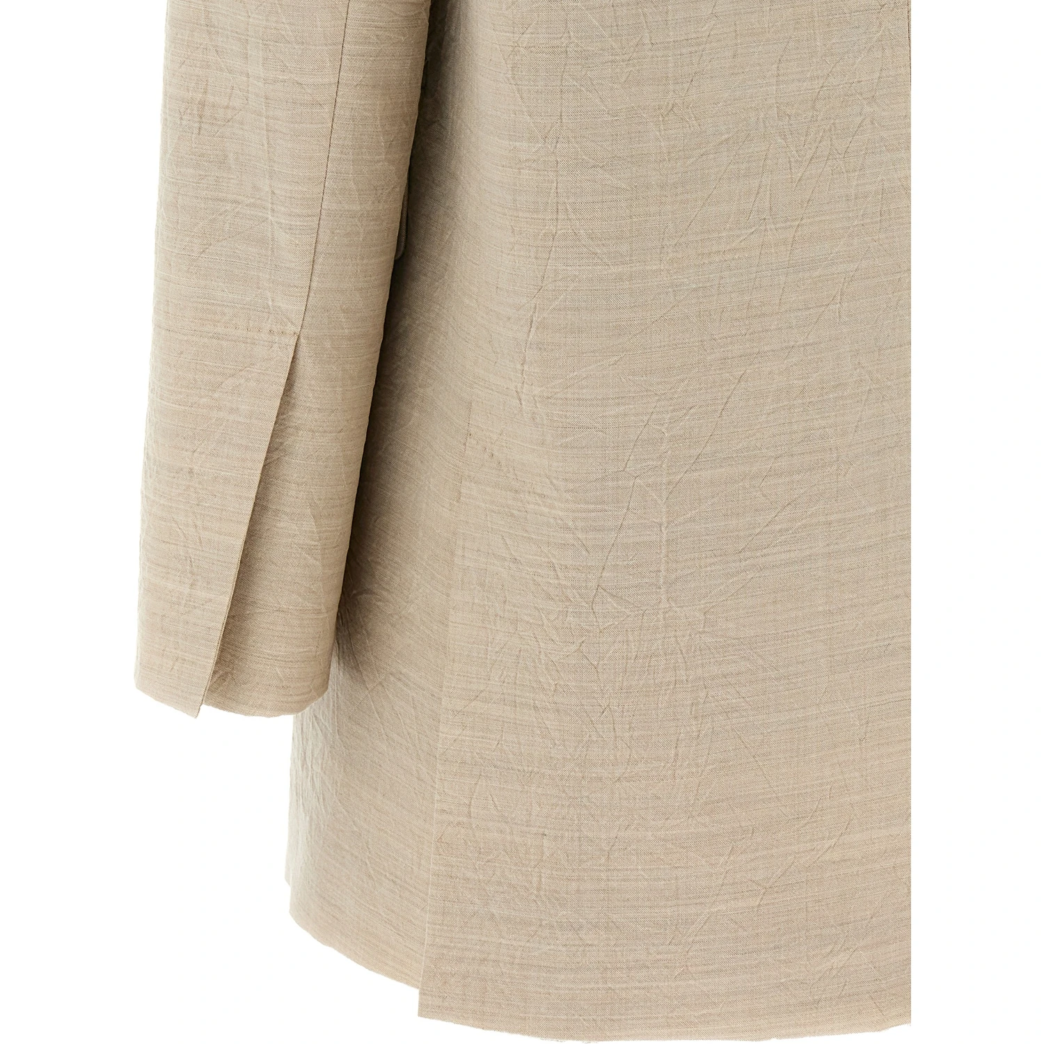Beige Virgin Wool Blazer