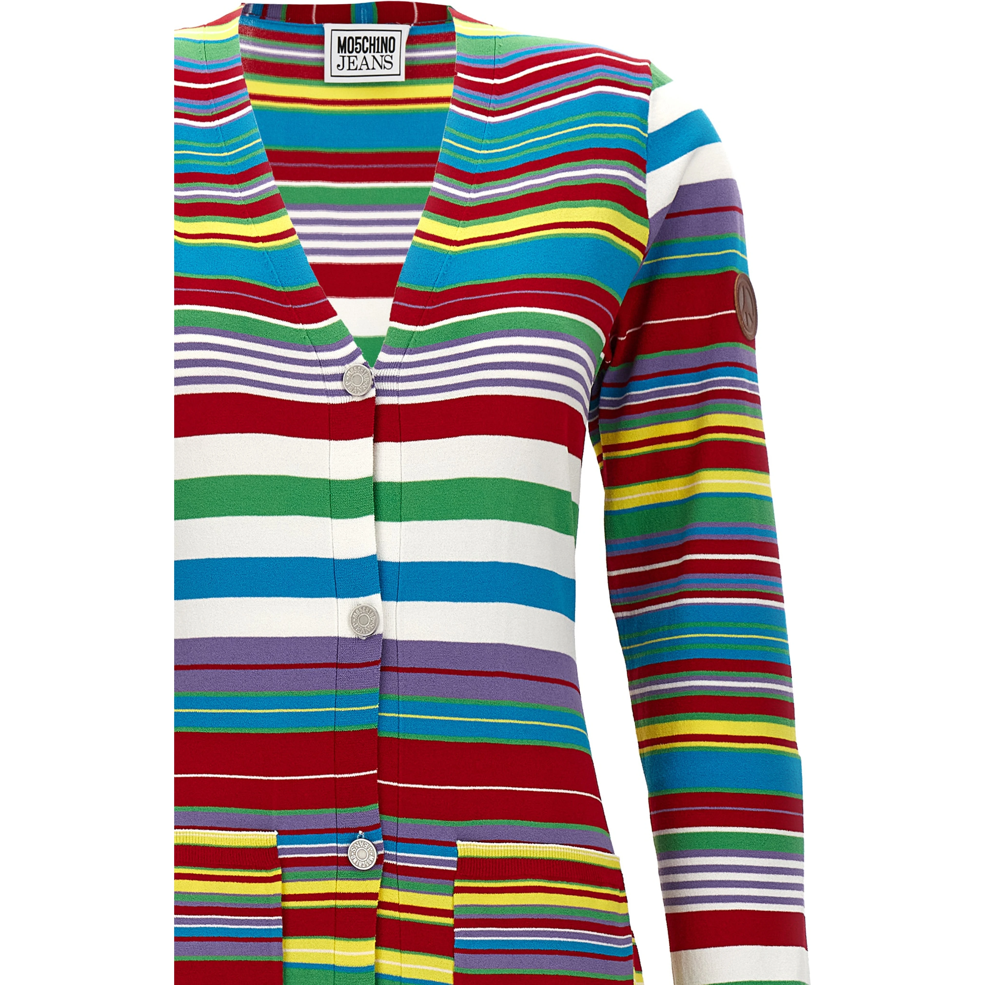 Multicolor Viscose Cardigan