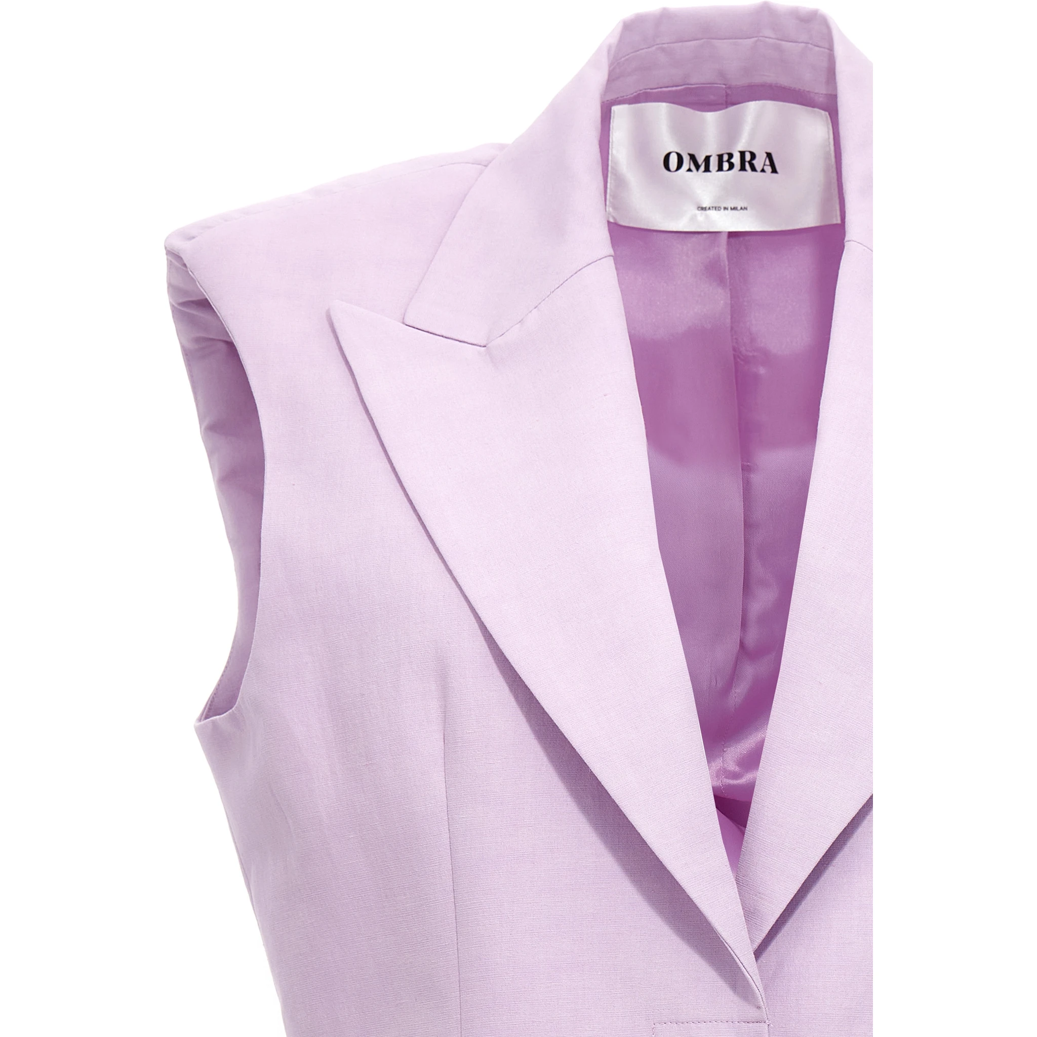 Purple Cotton Blazer