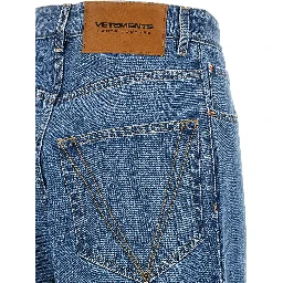 Blue Cotton Relaxed Fit Jeans