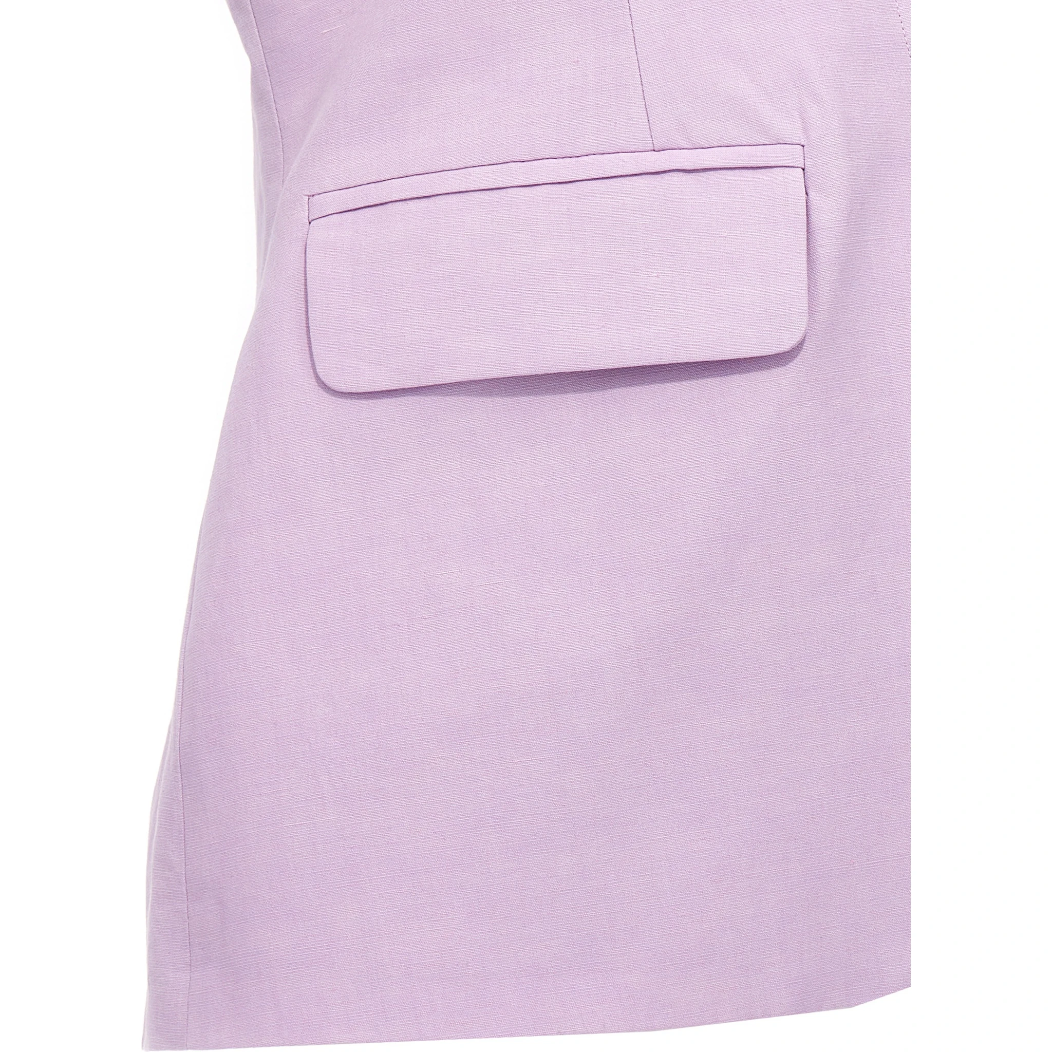 Purple Cotton Blazer