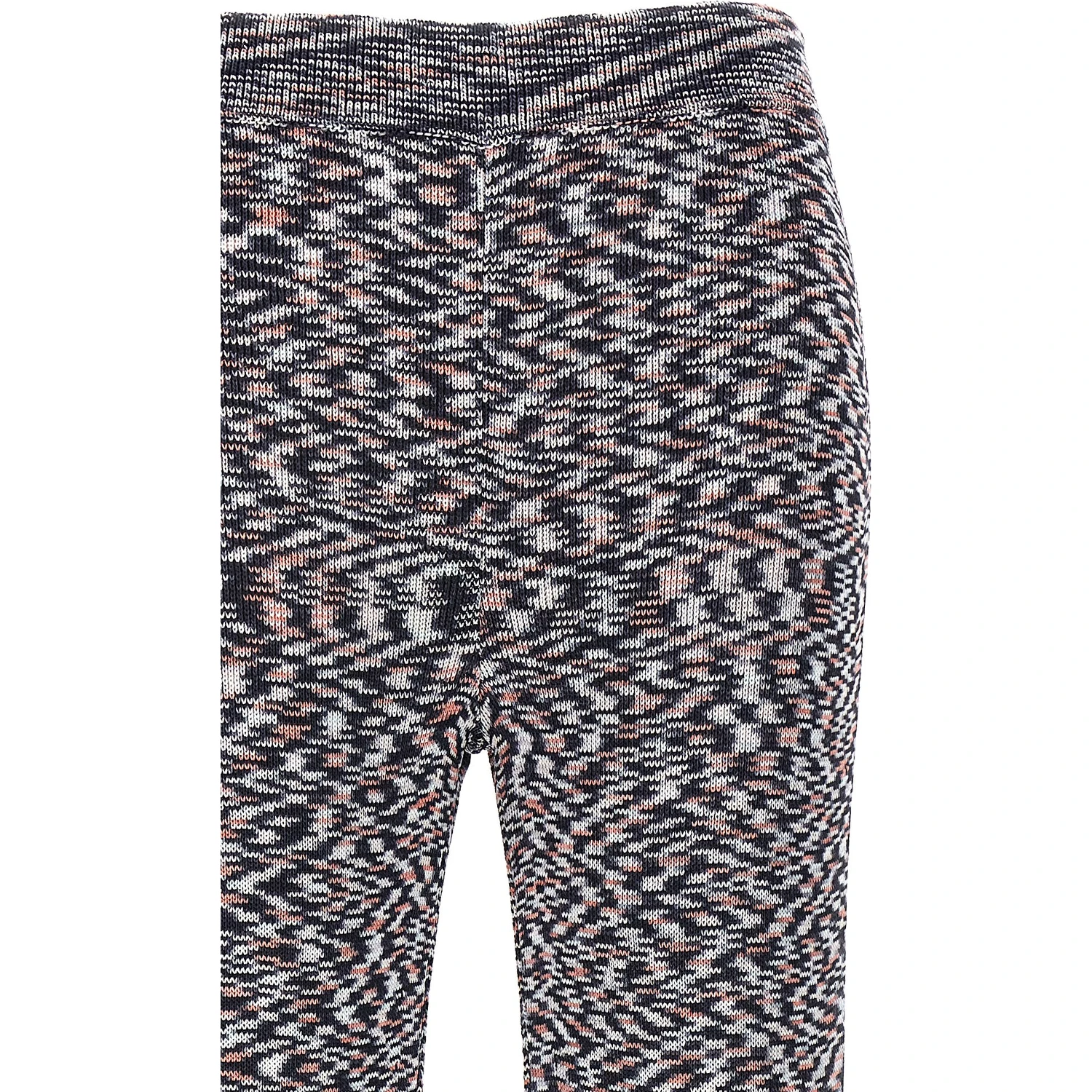 Multicolor Viscose Flared Pants