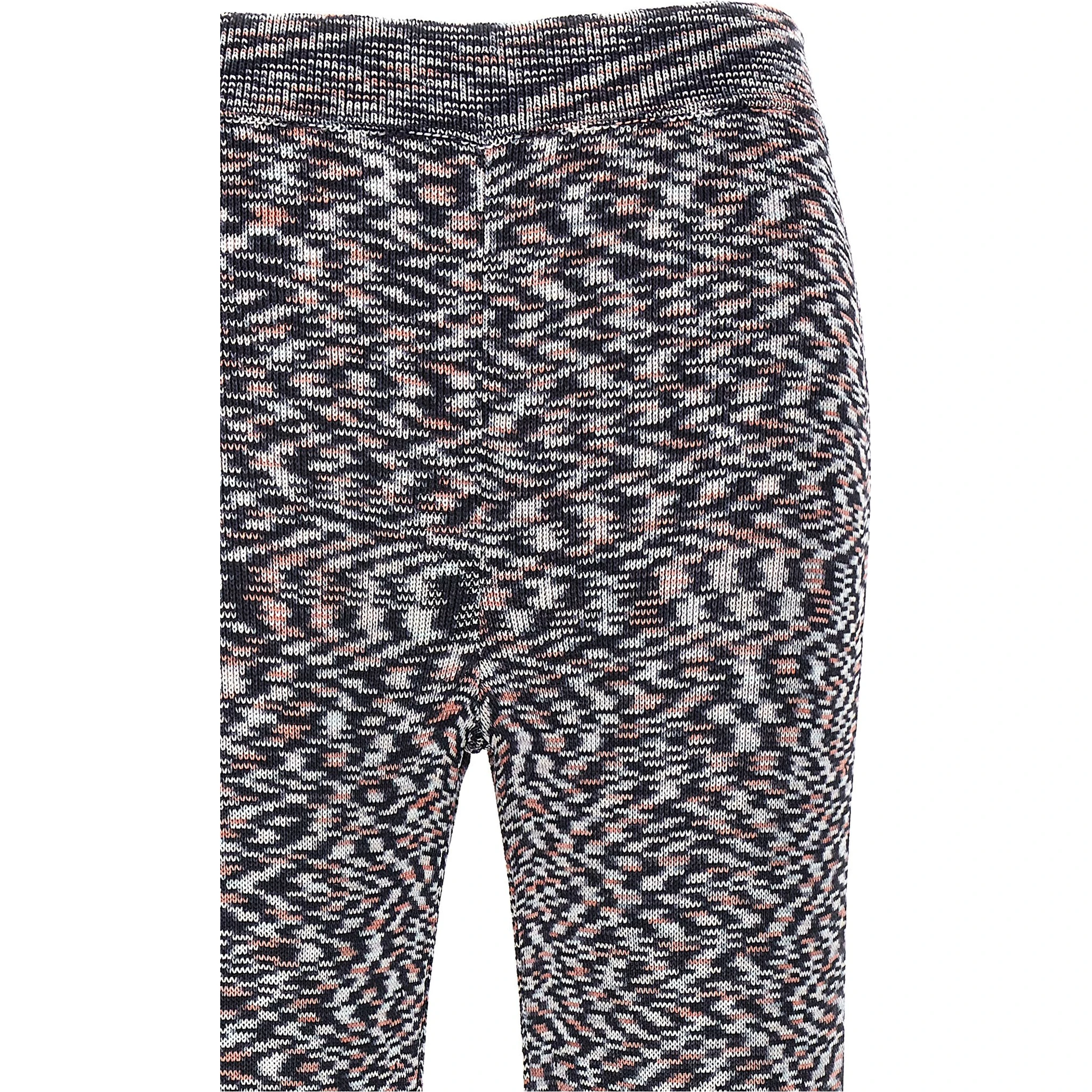 Multicolor Viscose Flared Pants