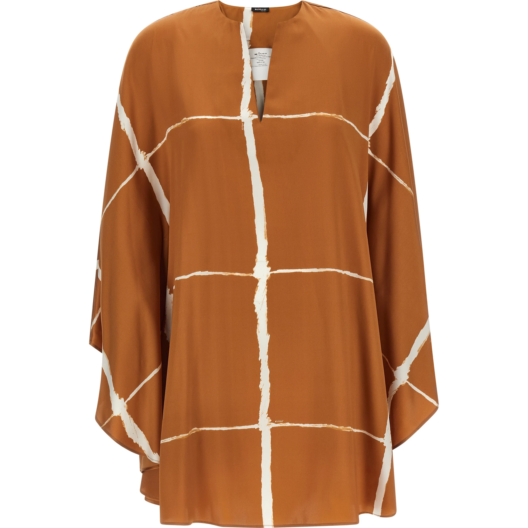 Brown Silk Blouse
