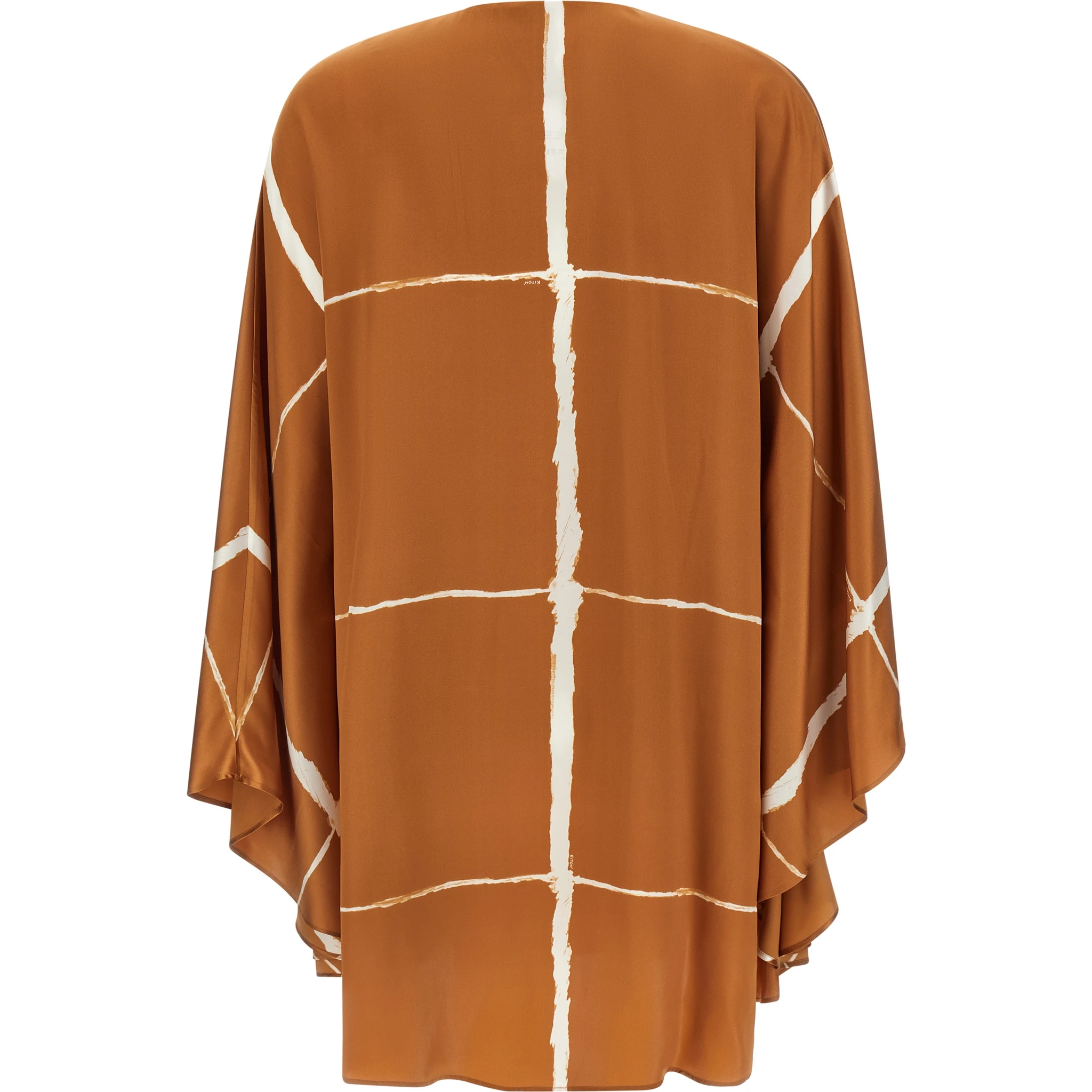 Brown Silk Blouse