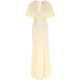 White Cotton Long Dress