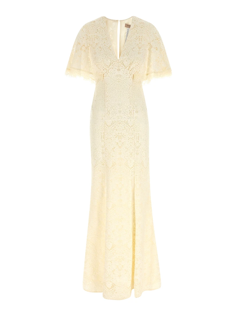 White Cotton Long Dress