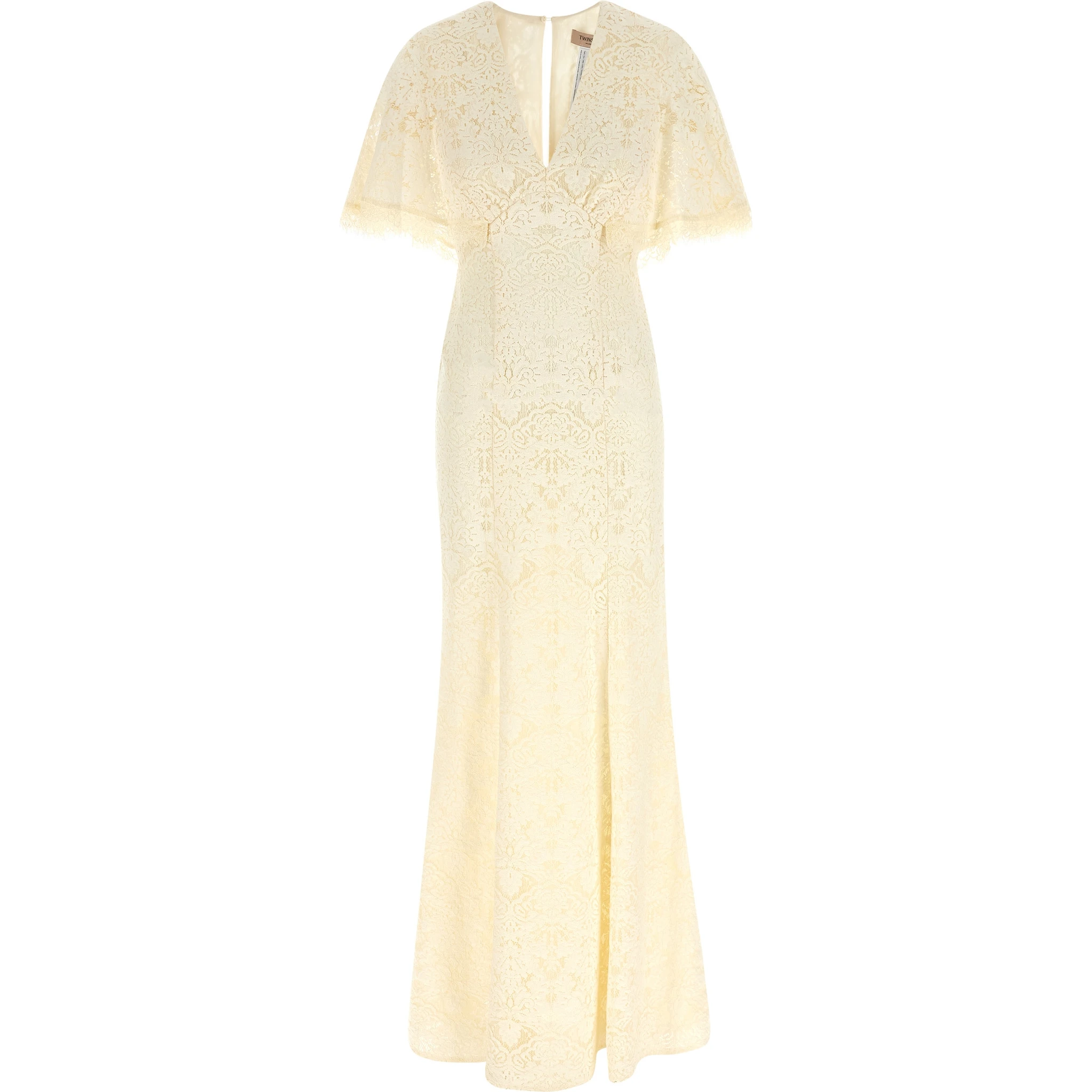 White Cotton Long Dress