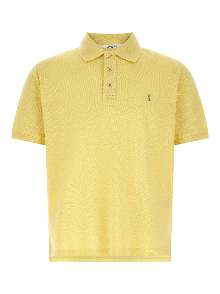 Bicolor Cotton Polo Shirt