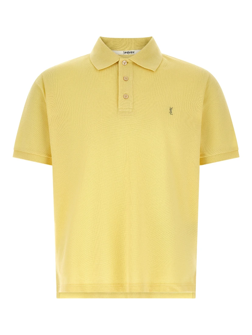 Bicolor Cotton Polo Shirt