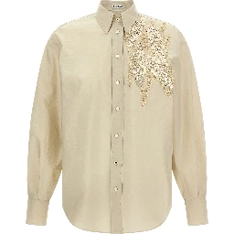 Beige Cotton Blouse