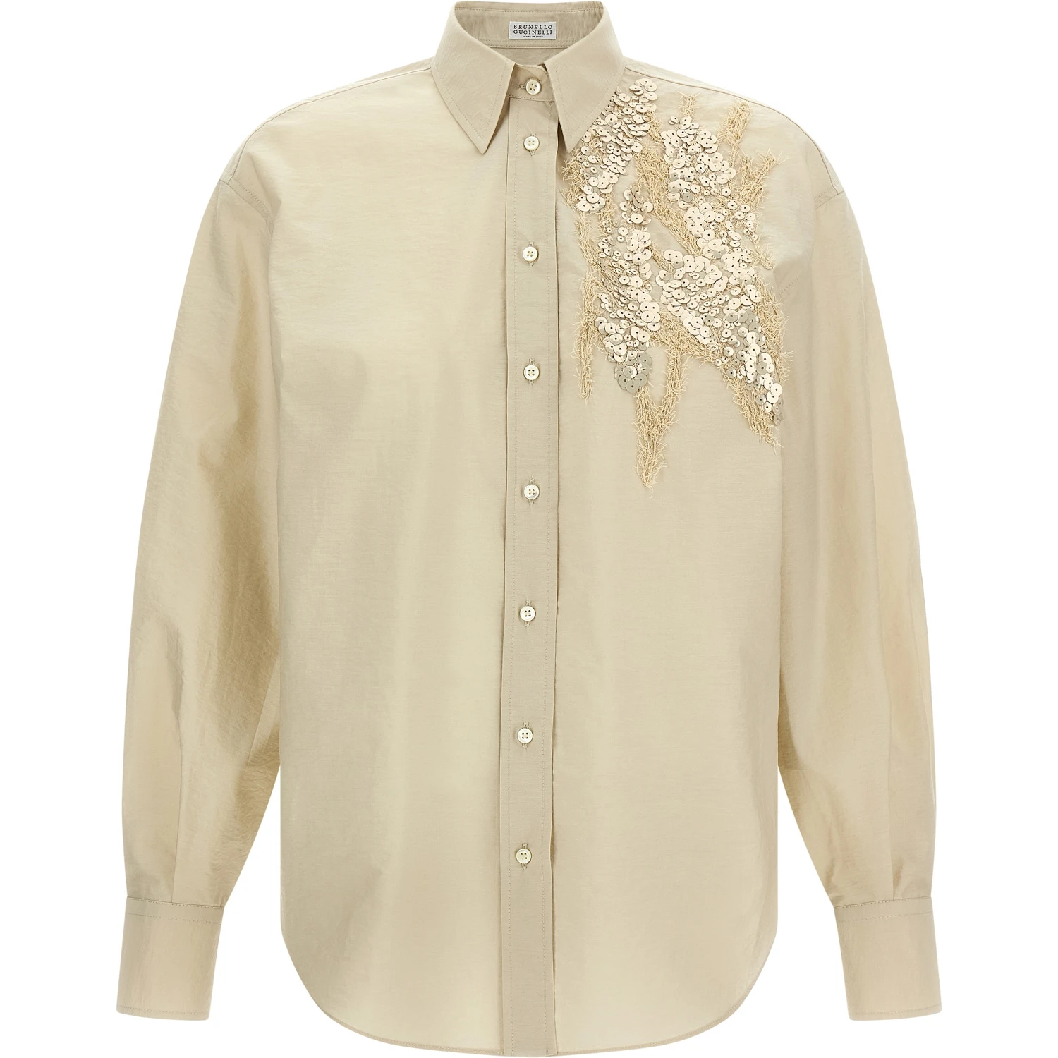 Beige Cotton Blouse