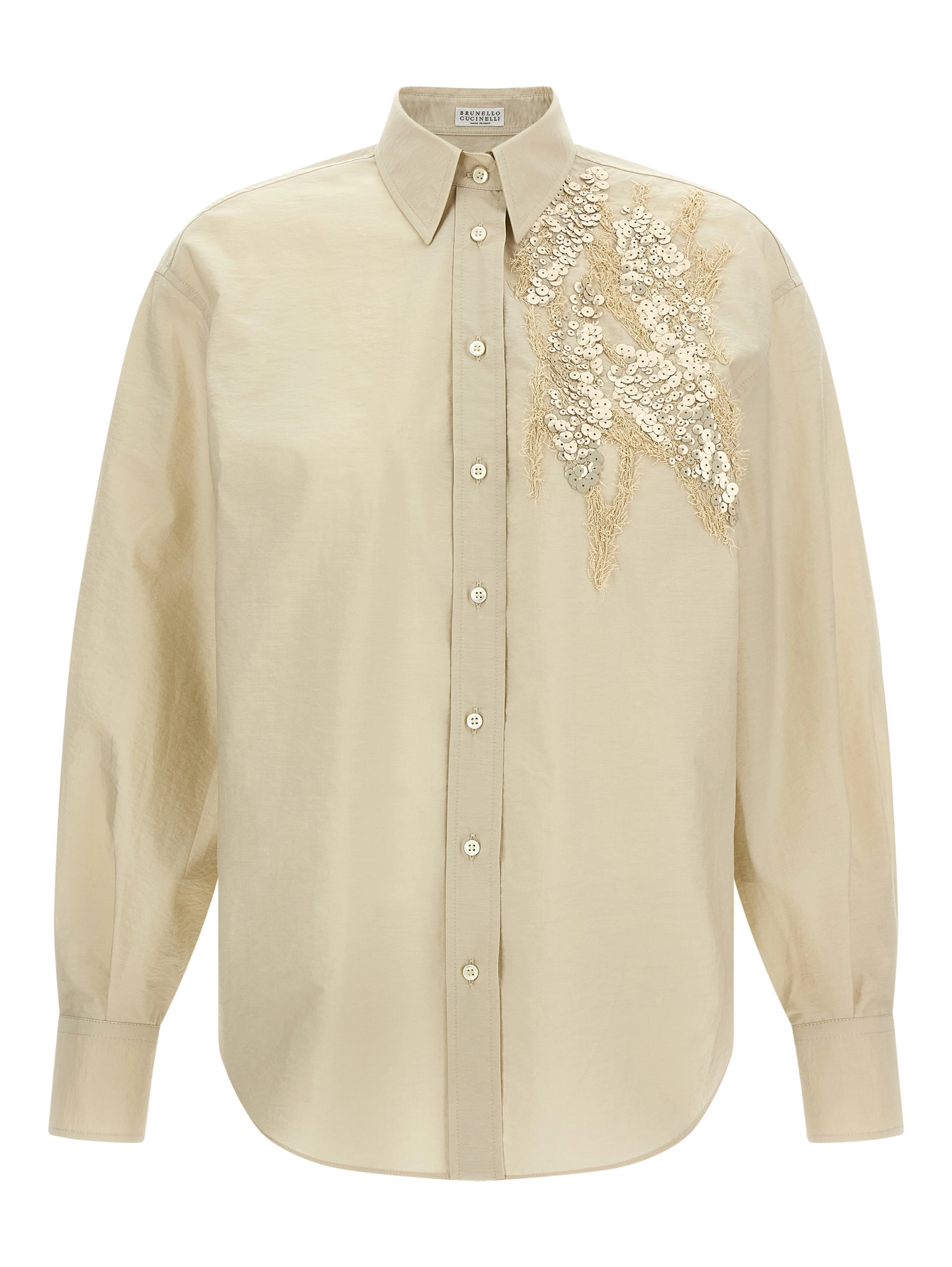 Beige Cotton Blouse