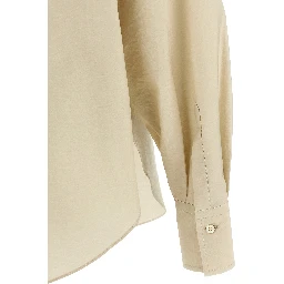 Beige Cotton Blouse