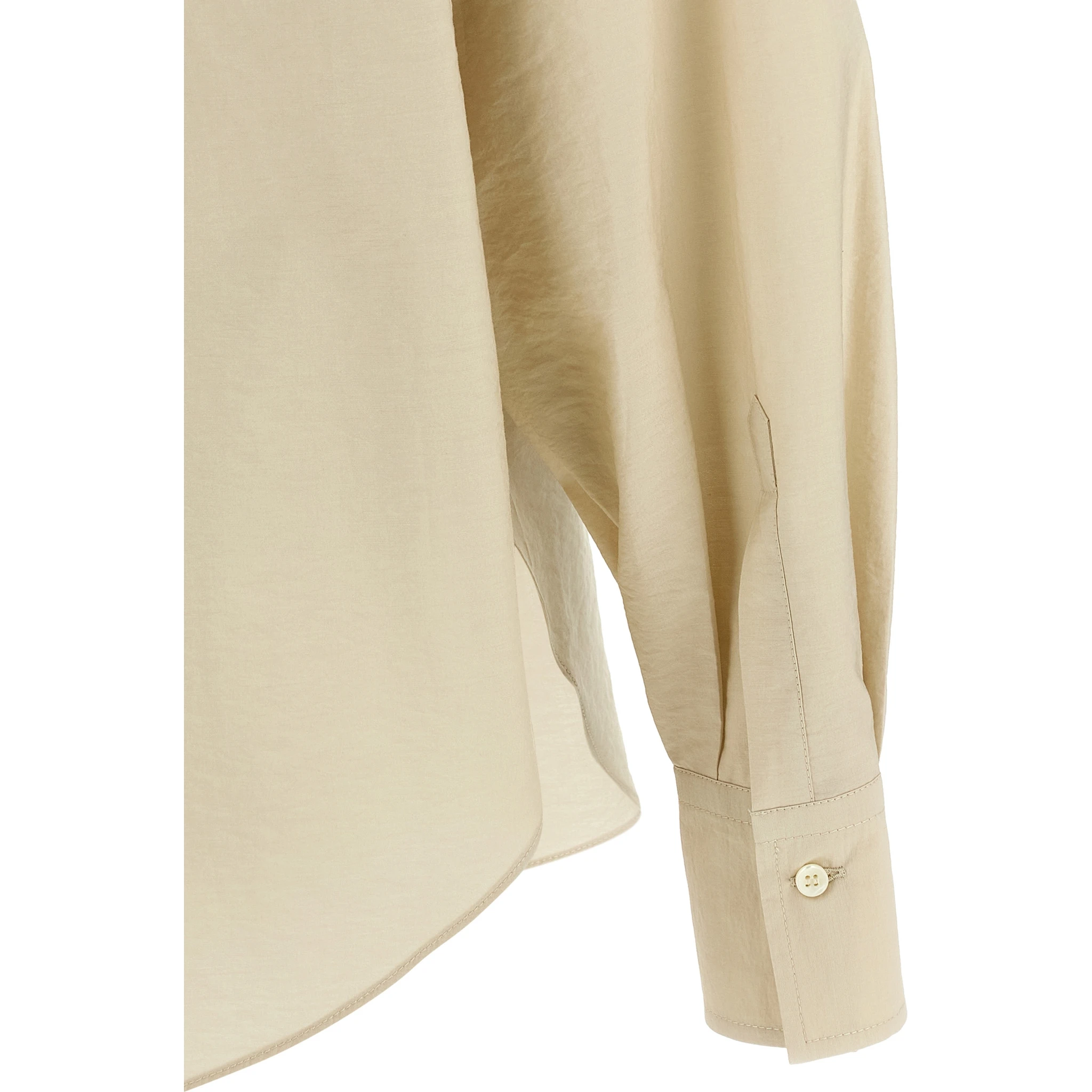 Beige Cotton Blouse