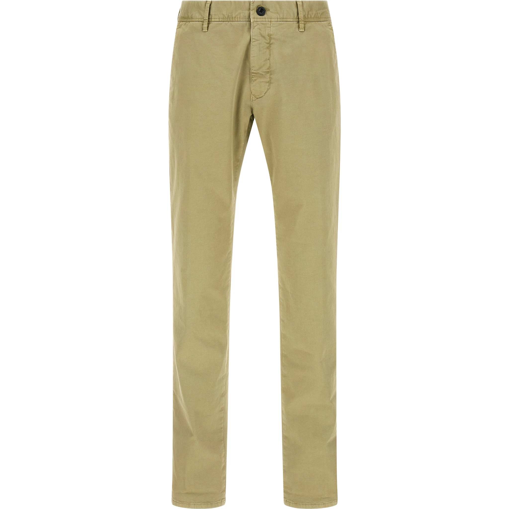 Bicolor Cotton Casual Pants