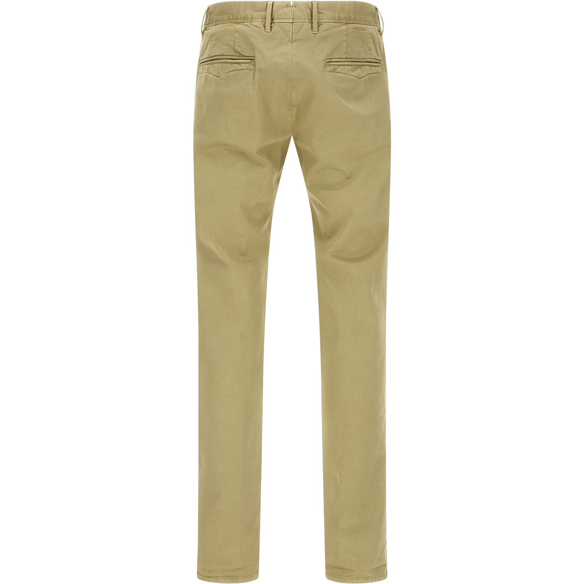 Bicolor Cotton Casual Pants