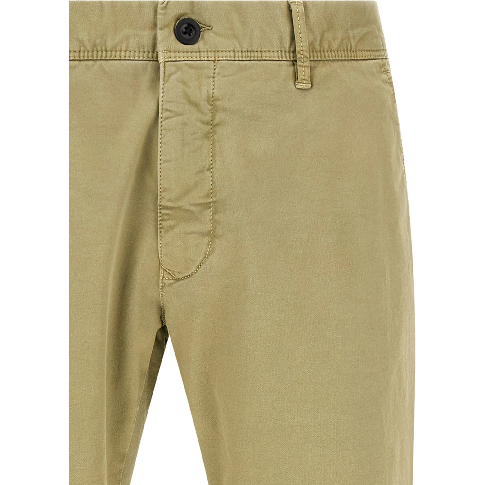 Bicolor Cotton Casual Pants