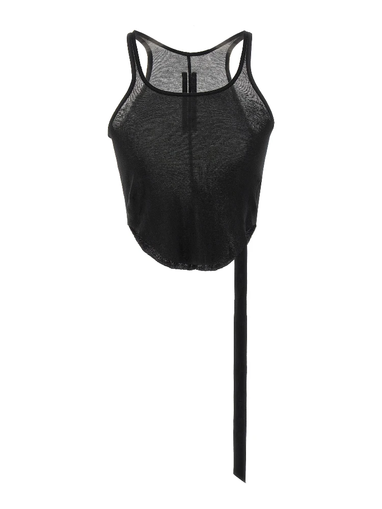 Black Cotton Tank Tops