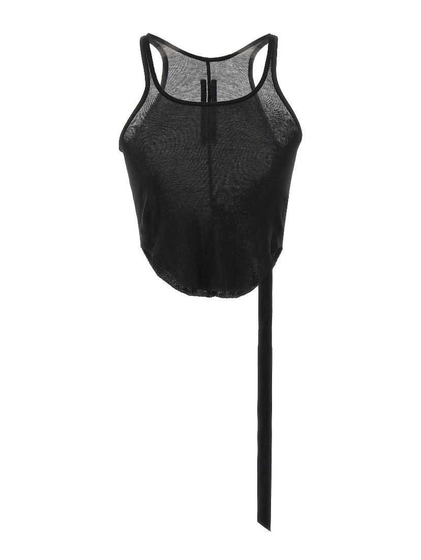 Black Cotton Tank Tops