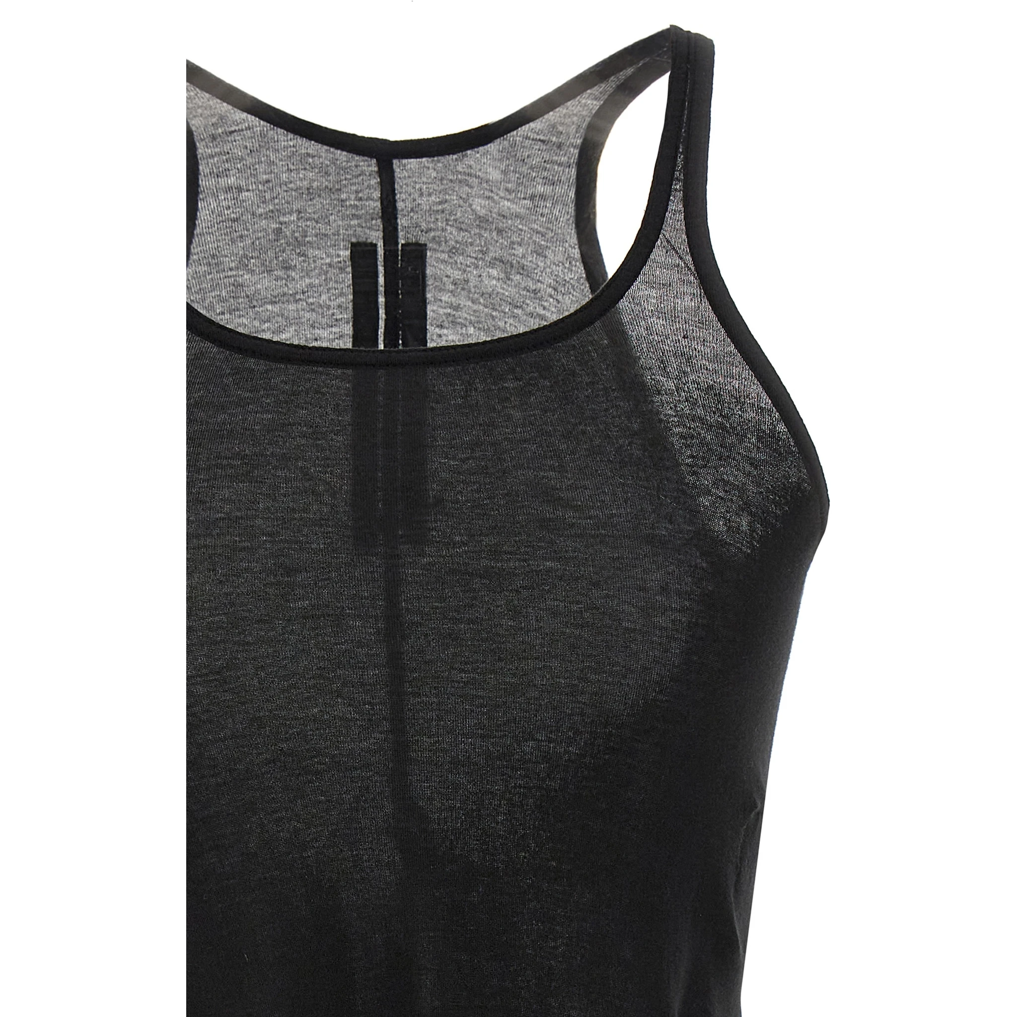 Black Cotton Tank Tops