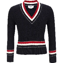 Blue Cotton Cardigan