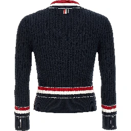Blue Cotton Cardigan