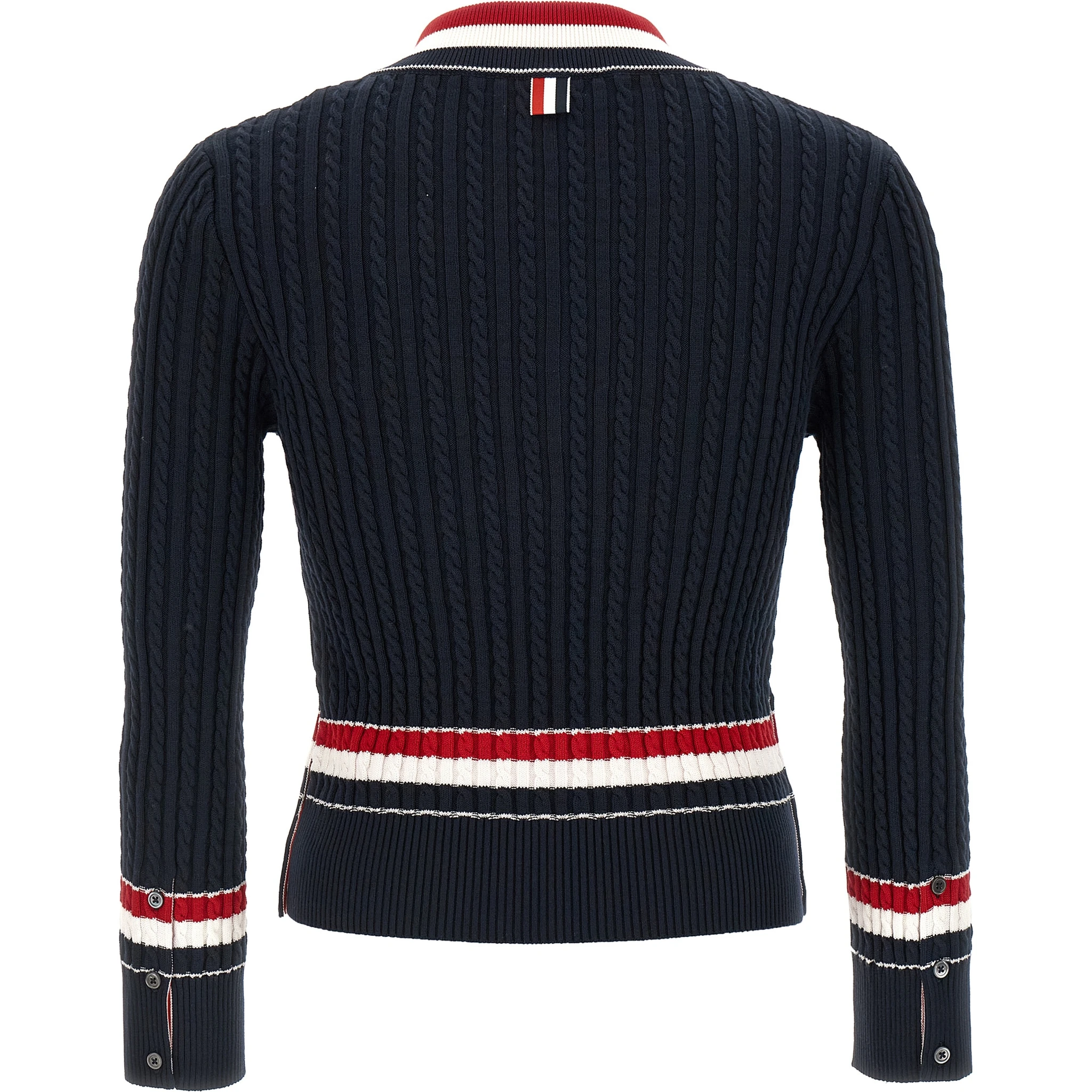 Blue Cotton Cardigan