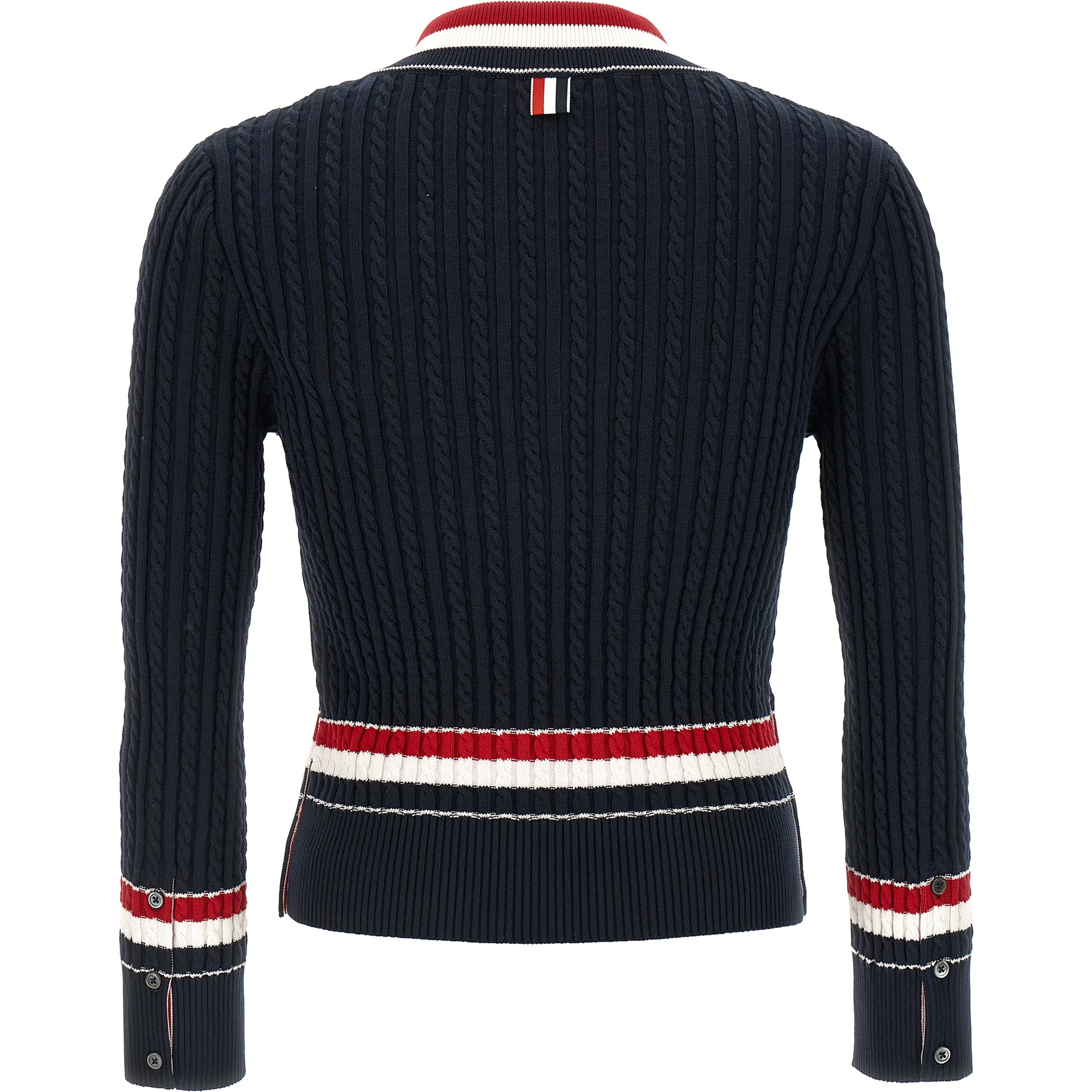 Blue Cotton Cardigan