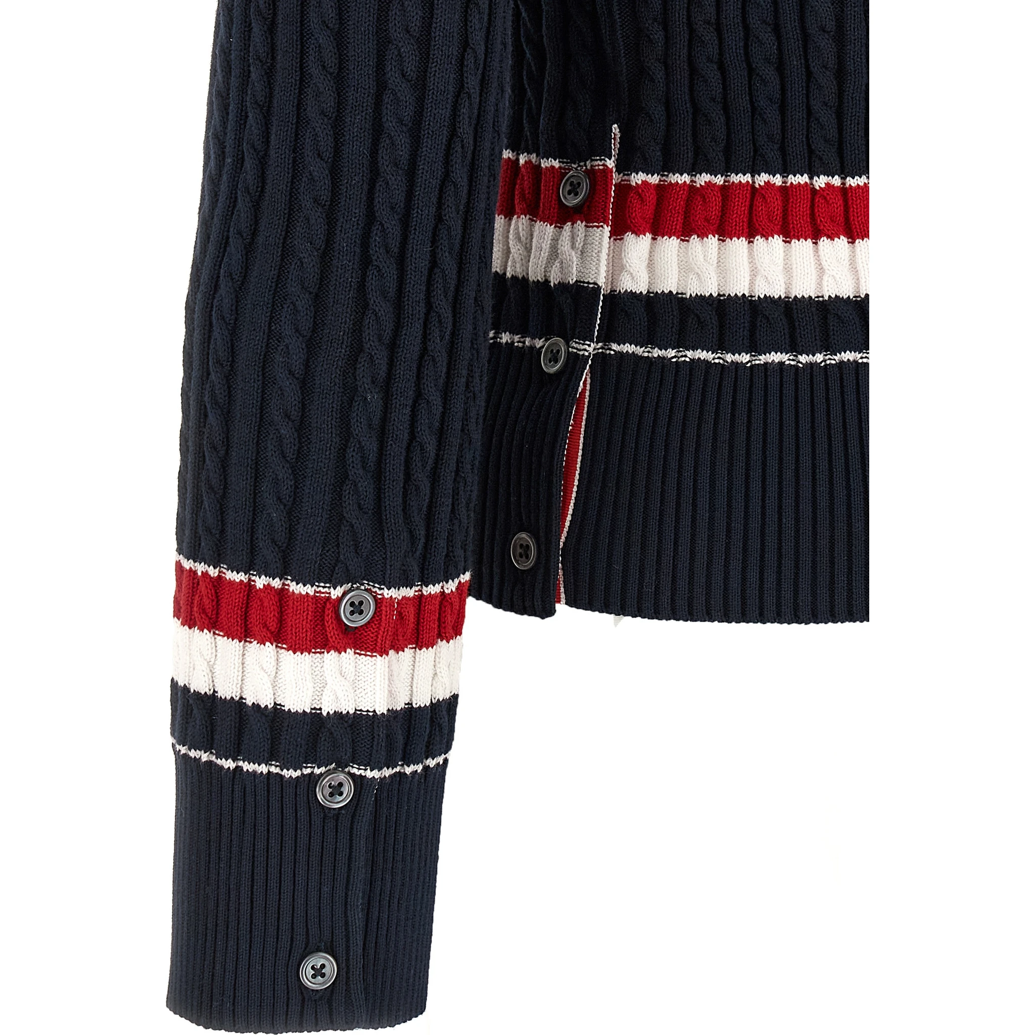 Blue Cotton Cardigan