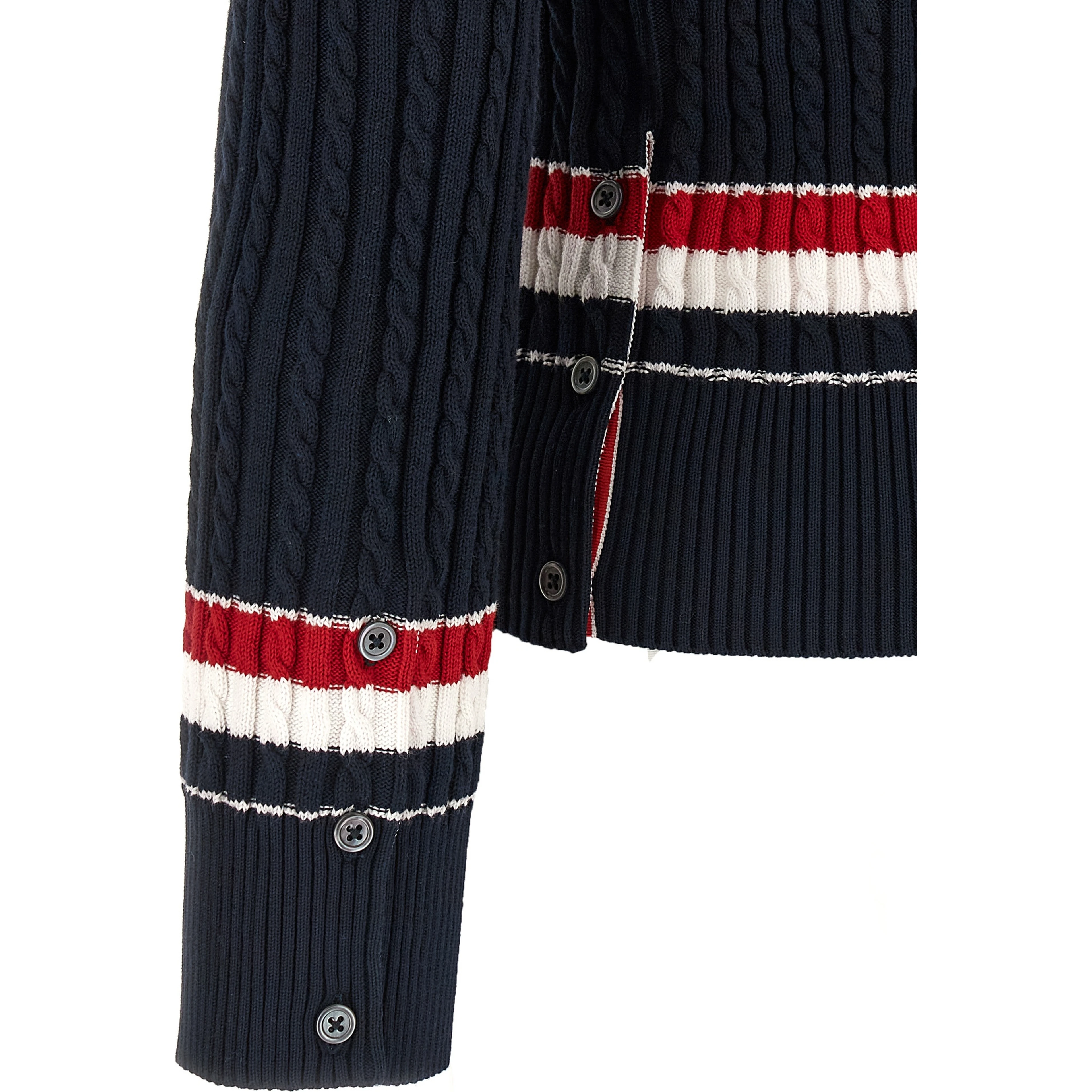 Blue Cotton Cardigan