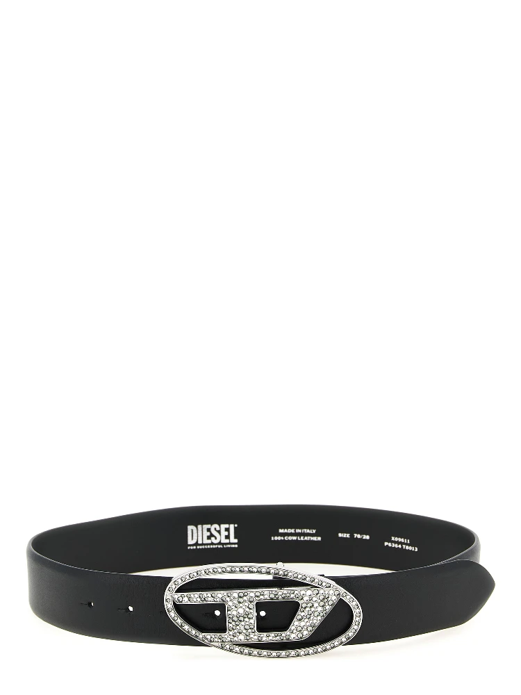Black Leather Regular Belt