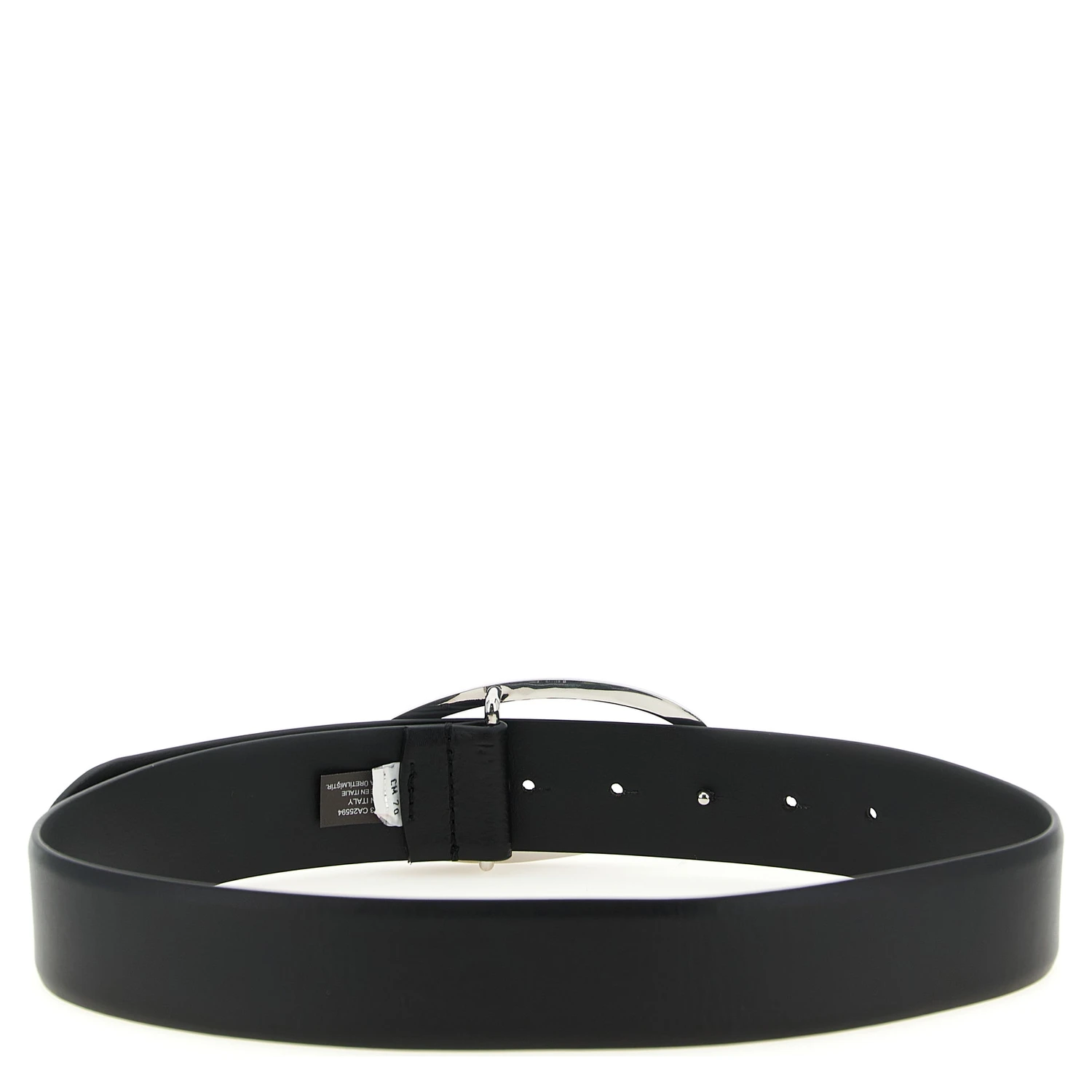 Black Leather Regular Belt