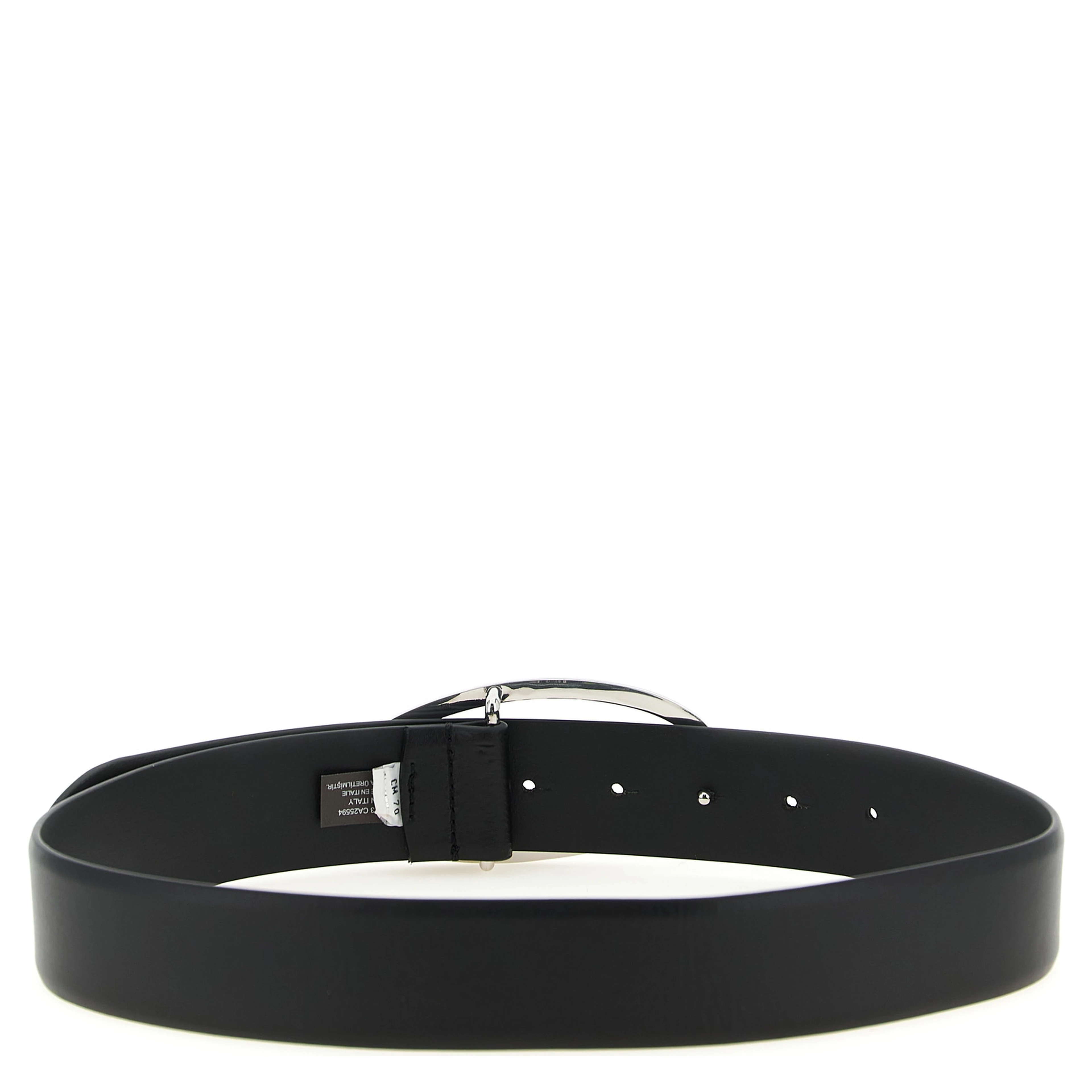 Black Leather Regular Belt
